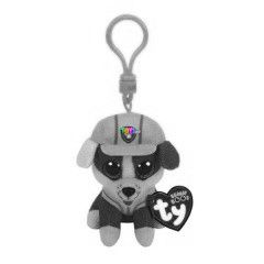 TY Beanie Babies - Mancs rjrat plss kulcstart - Rubble, 8,5 cm