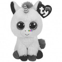 TY Beanie Boos - Candy Cane unikornis plssfigura, 15 cm
