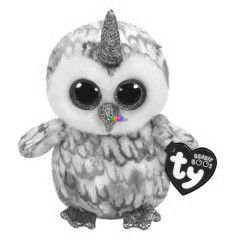 TY Beanie Boos - Enchanted unikornis bagoly plssfigura, 15 cm