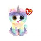 TY Beanie Boos - Heather egyszarv macska plssfigura, 15 cm
