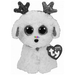 TY Beanie Boos - Karcsonyi kutyus plssfigura, 15 cm