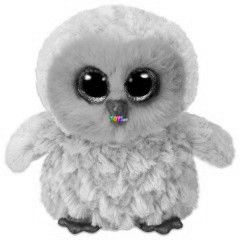 TY Beanie Boos - Twiggy bagoly, 15 cm, rzsaszn