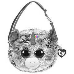 TY Fashion Sequins - Fantasia flitteres Unikornis oldaltska, 15 cm