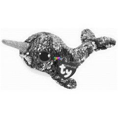TY Flippables - Calypso flitteres narvl plssfigura, 15 cm