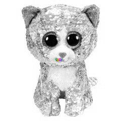 TY Flippables - Whimsy flitteres cica plssfigura, 15 cm