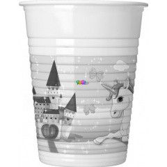Unikornis mints manyag pohr, 200 ml - 8 db