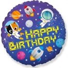 rhaj mintj flia lufi Happy Birthday felirattal - 48 cm