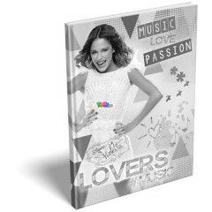 Violetta - A5-s kemny fedeles notesz - Music, Love, Passion