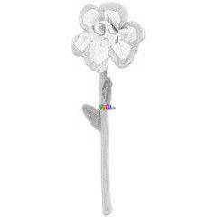 Virg plssfigura - kk-zld, 38 cm