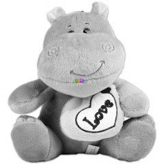 Vzil rzsaszn szvecskvel plssfigura, 20 cm