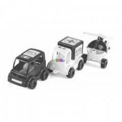 Wader - Kid Cars ments szett, 3 db-os
