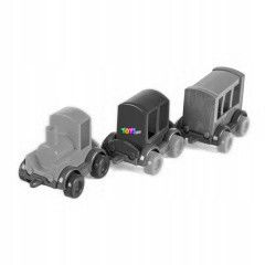 Wader - Kid Cars vonat szett, 3 db-os