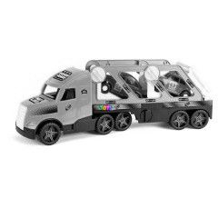 Wader - Magic Truck - Autszllt kamion fluoreszkl lmpkkal, 81 cm, srga