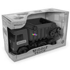 Wader - Middle Truck dmper, 38 cm, piros