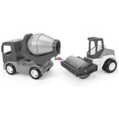 Wader - Tech Truck munkagpek - Betonkever s thenger szett