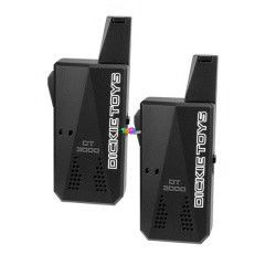 Walkie Talkie Long Distance - fekete, 2 db