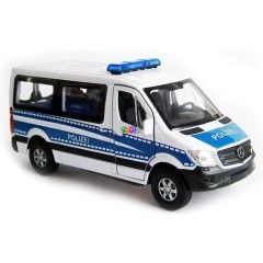 Welly CityDuty - Mercedes-Benz Sprinter Polizei kisautó, 1:34