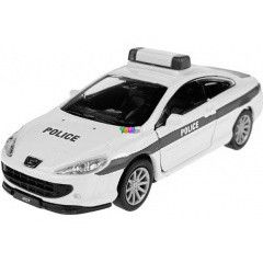 Welly CityDuty - Peugeot Coup 407 Police kisaut, 1:34