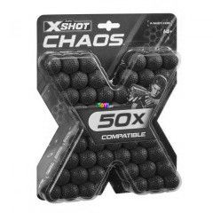 X-Shot - Chaos 50 jtkfegyver szivacstltny szett, 50 darabos