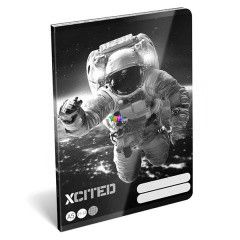 XCited Space négyzetrácsos füzet - A5, 27-32