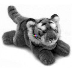Yomiko barna plss tigris, 15 cm